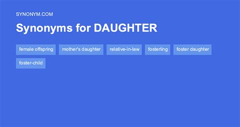 daughter en anglais|antonym of daughter.